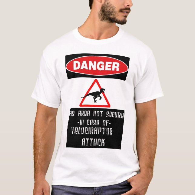 T-shirt Danger : Raptors (Devant)