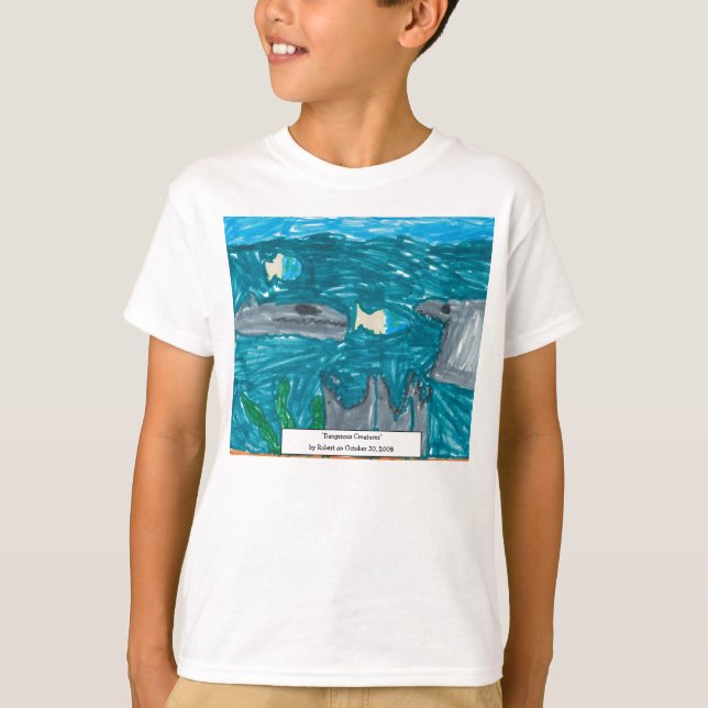 T-shirt "Dangereuses créatures" Enfants Sweatshirt (Devant)