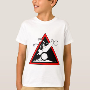 T-shirt Dangers de WHEELIE de RAIL de SABLE