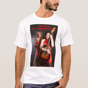 T-shirt Dani Wilde/T-shirt de Wilde de "harmonica"