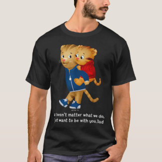 T-shirt Daniel et papa tigre (foncé)