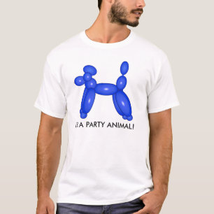 T-shirt d'animal de ballon d'amusement