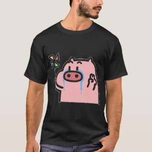 T-shirt Danio Celeste Perle Poisson