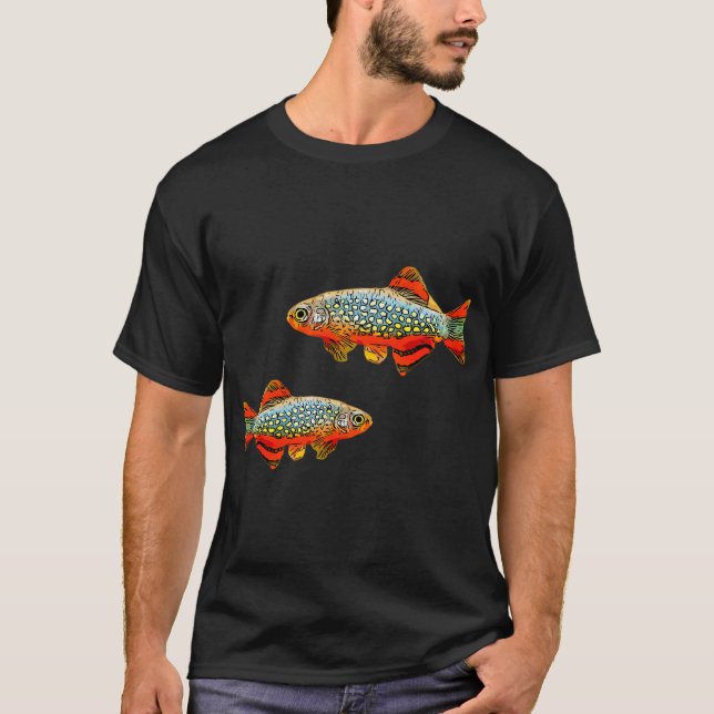 T-shirt Danios perle céleste (Devant)