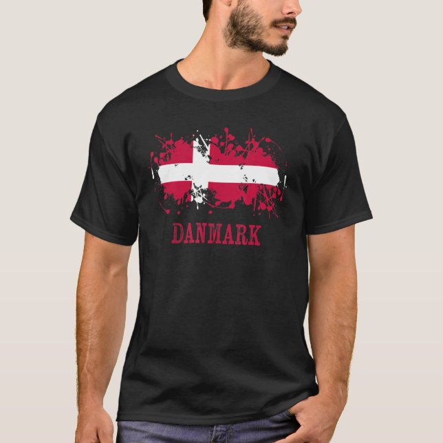 T-shirt Danish enthusiasts for Danmark and Denmark (Devant)