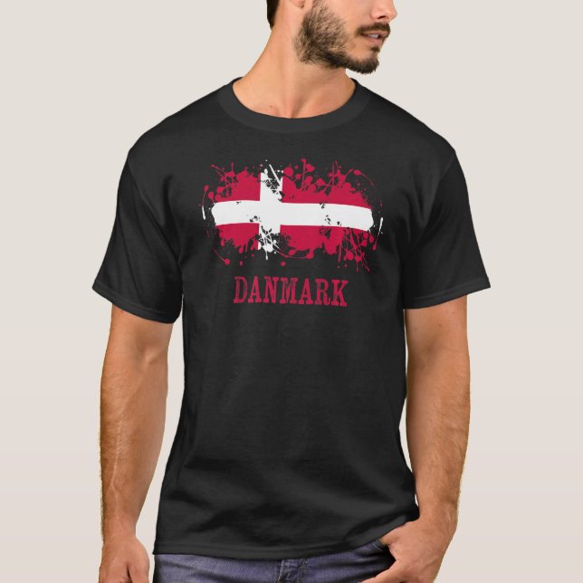 T-shirt Danish enthusiasts for Danmark and Denmark (Devant)