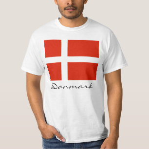 T-shirt Danmark avec Dannebrog