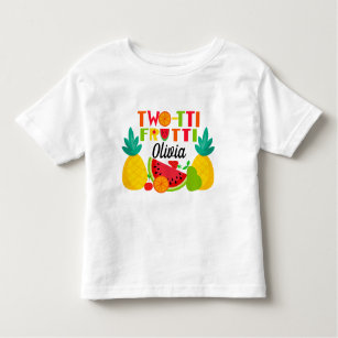 T-shirt d'anniversaire de frutti de Two-tii