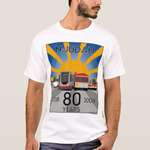 T-shirt d'anniversaire de N Judah quatre-vingtièm