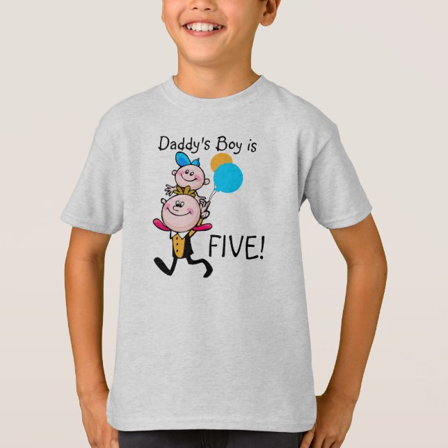 T-shirt d'anniversaire personnalisable pour le gar (Devant)