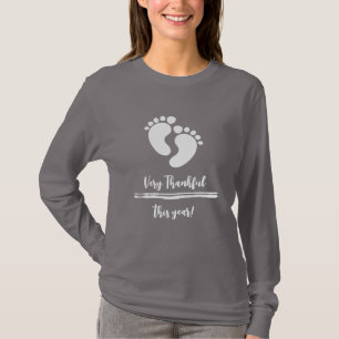 T-shirt d'annonce de grossesse très reconnaissant