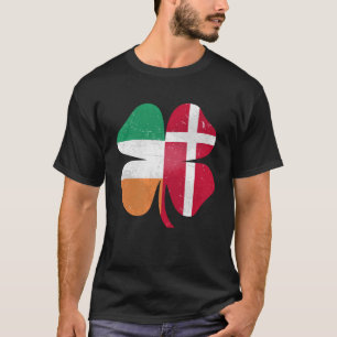 T-shirt Danois Irlandais Shamrock Danemark Irlande St. Pat