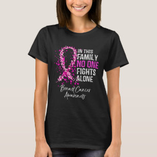 T-shirt Dans Cette Famille, Personne Ne Lutte Seul Cancer