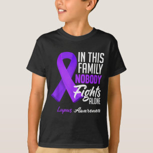 T-shirt Dans cette famille, personne ne se bat seul Sensib