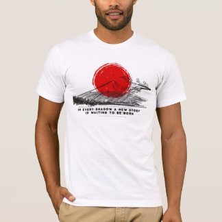 T-shirt "Dans chaque ombre, une nouvelle histoire attend 