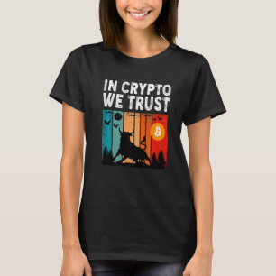 T-shirt Dans Crypto nous faisons confiance au Bitcoin Trad