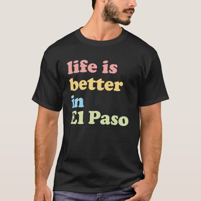 T-shirt Dans El Paso TX (Devant)
