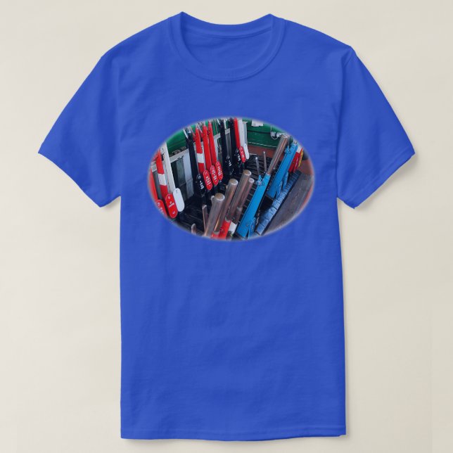 T-shirt dans la boîte de signalisation (Design devant)