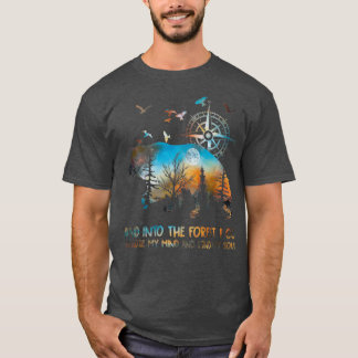 T-shirt Dans La Forêt Je Vais Perdre Mon Esprit