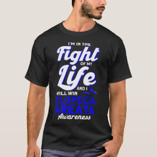 T-shirt Dans La Lutte De Ma Vie Soutien Alopecia Sensibili