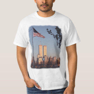 T-shirt Dans la mémoire 9/11/01 (écrite dessus de retour