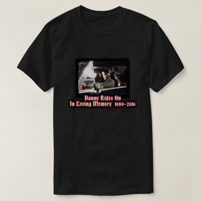 T-shirt Dans la mémoire de Danny Cutia (Design devant)