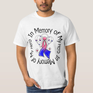 T-shirt Dans la mémoire de mon aile masculine d'ange de