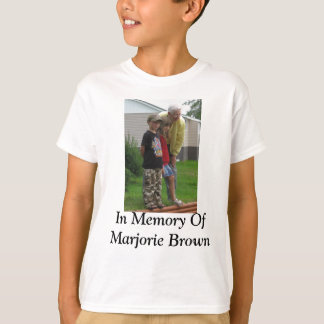 T-shirt Dans la mémoire du brun de Marjorie