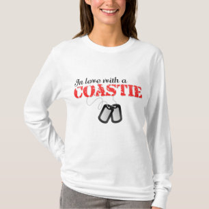 T-shirt Dans l'amour avec un Coastie