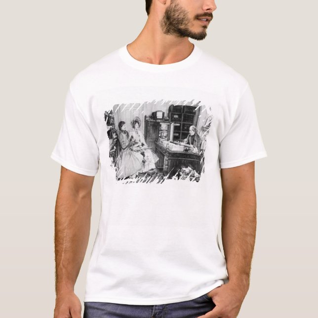 T-shirt Dans le bureau de l'avocat-conseil (Devant)