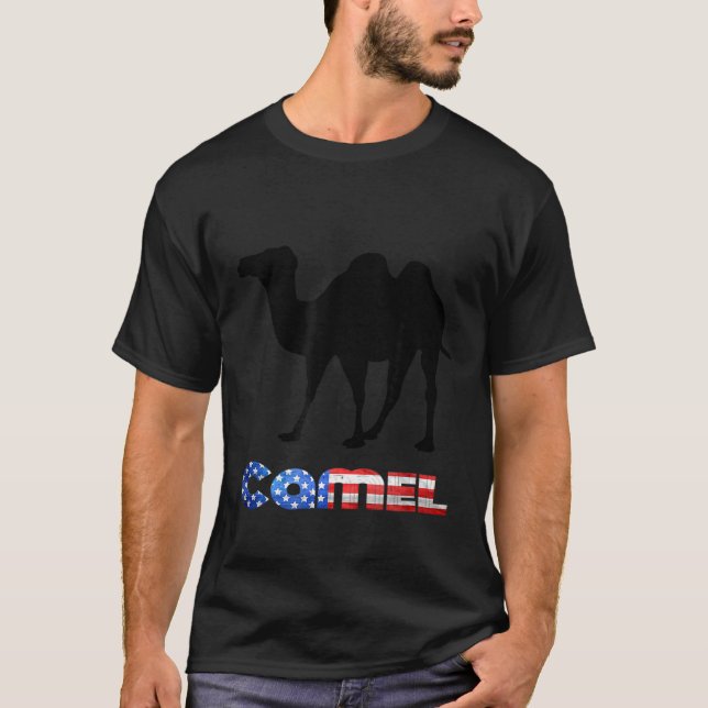T-shirt Dans le drapeau américain (Devant)