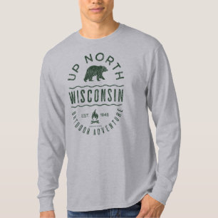 T-shirt Dans le nord du Wisconsin