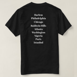 T-shirt "dans le quartier, autour du monde," HWM