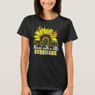 T-shirt Dans le soleil mélangé à un petit ouragan