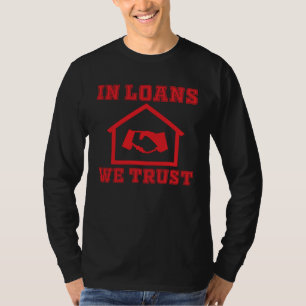 T-shirt Dans les prêts nous avons confiance Grande cote de