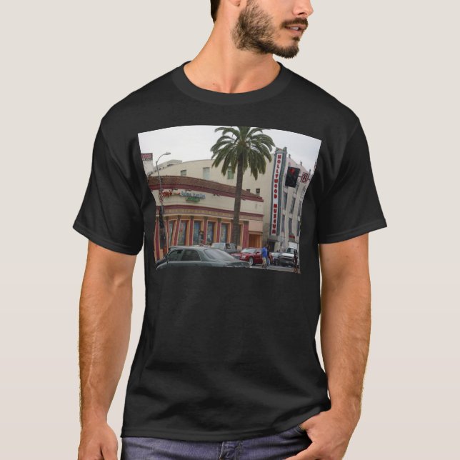 T-shirt Dans les rues d'Hollywood Boulevard (Devant)