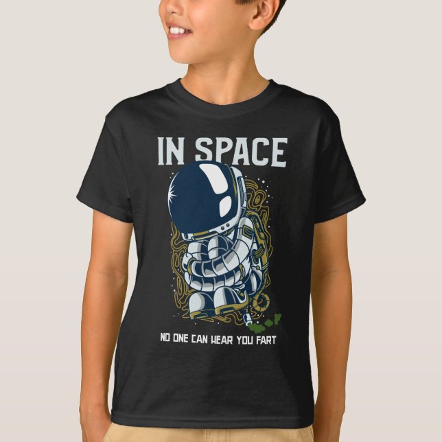 T-shirt Dans l'espace personne ne peut vous entendre péter (Devant)