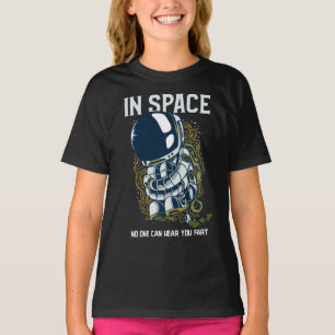 T-shirt Dans l'espace personne ne peut vous entendre péter