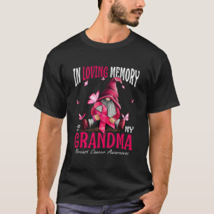 T-shirt Dans Loving Memory Of My Grandma Breast Cancer