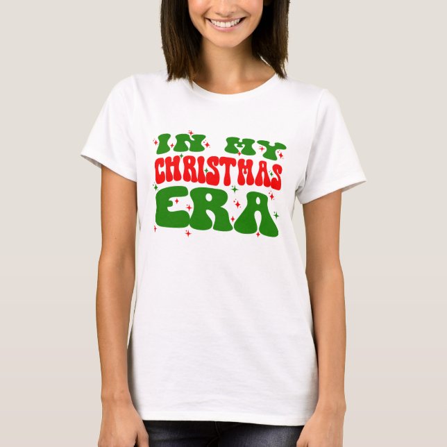 T-shirt Dans ma chemise de Noël (Devant)