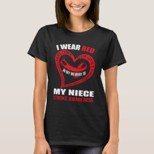 T-shirt Dans ma mémoire de ma nièce, j'ai pris conscience