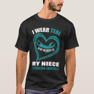 T-shirt Dans ma mémoire de ma nièce SCLERODERMA SENSIBILIS