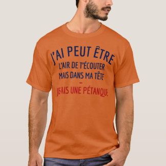 T-shirt Dans ma tête, je fais un T de bowling