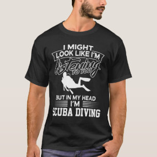 T-shirt Dans ma tête je suis plongée à l'air