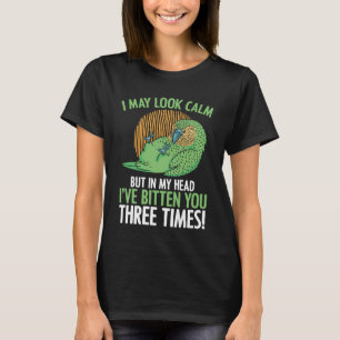 T-shirt Dans ma tête, je t'ai mordu 3 fois Perruche Perruc