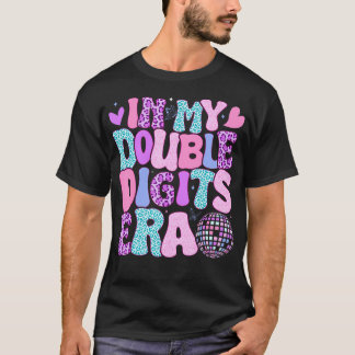 T-shirt Dans Mes Double Chiffres Era Retro 10 Ans 10E Bir