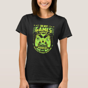 T-shirt Dans Mes Jeux Super Powers Intuition Gamers
