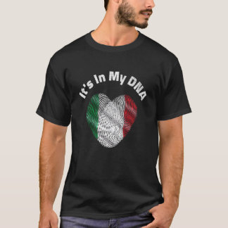 T-shirt Dans Mon ADN Patrimoine Italien