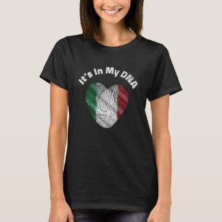 T-shirt Dans Mon ADN Patrimoine Italien