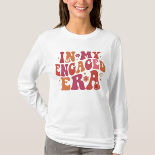 T-shirt Dans mon avenir d'ère engagée Mme et M. Fiancee Fe